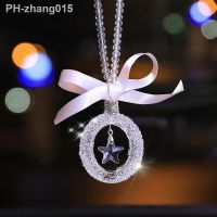 Fashion Car Crystal Star Water Drop Hanging Pendant Decoration Beautiful Interior Ornaments Accessories