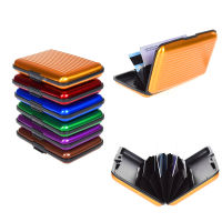 New Man Wallet Slim Metal Bankcard Blocking Hard Case Wallet Credit Card Anti-RFID Scanning Protect Holder Purse