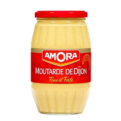 Premium import🔸( x 1) AMORA Dijon Mustard อโมรา ดิจองมัสตาร์ด นำเข้าจากฝรั่งเศส ขนาด 440 กรัม และ 915 กรัม 915g [AM11]