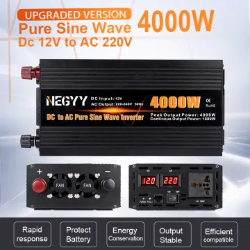 5000W Pure Sine Wave Power Inverter DC 24V to AC 220V Digital