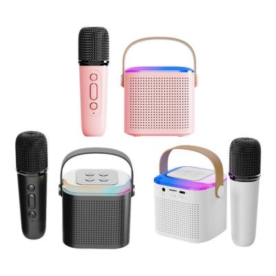 Mini Karaoke Machine Portable Wireless Microphone Karaoke Speaker Karaoke Machine Singing Karaoke Karaoke Microphone for Adults and Kids gaudily