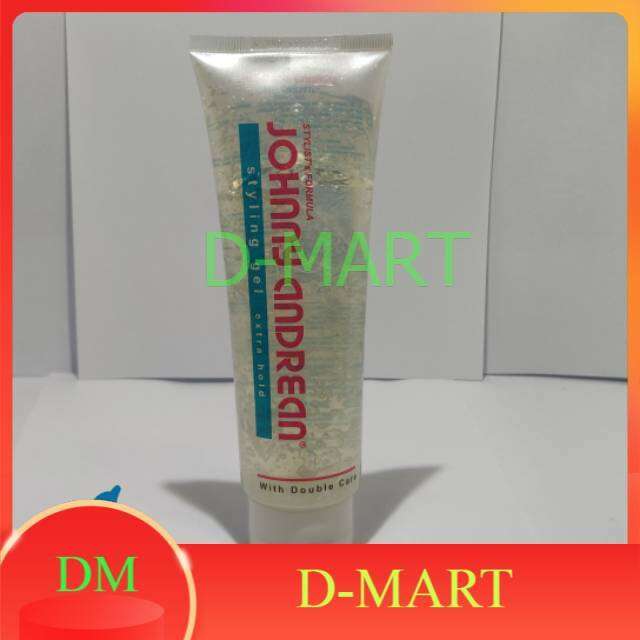 Hair Gel JHONNY ANDREAN Styling Gel Extra Hold 195g Tube Gel Rambut