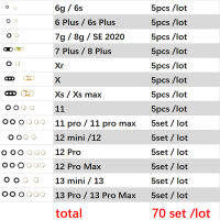 ด้านหลังกลับกล้องเลนส์แก้วสำหรับ 11 12 13 Pro Max Mini XR X XS XSMax 6 6วินาที7 8บวกด้วยกาวสติ๊กเกอร์กาว