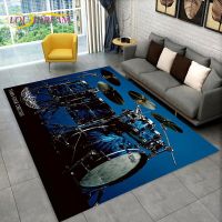 【YF】 Drum Kit Music Instruments Set Area RugCarpet for Home Living Room Bedroom Sofa Doormat Kitchen DecorNon-slip Floor Mat