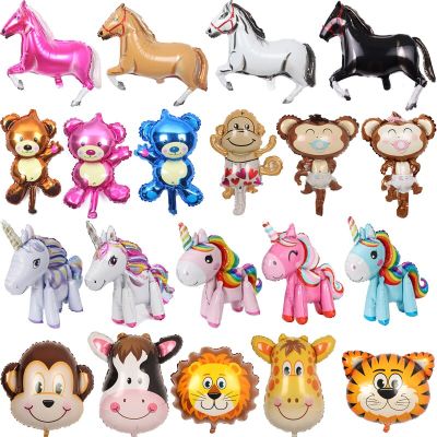 1Pc Cute  Cartoon Animal Shape Foil Balloon Wedding Birthday Childrens Day Toys New Year Christmas Party Decoration Baby Shower Balloons