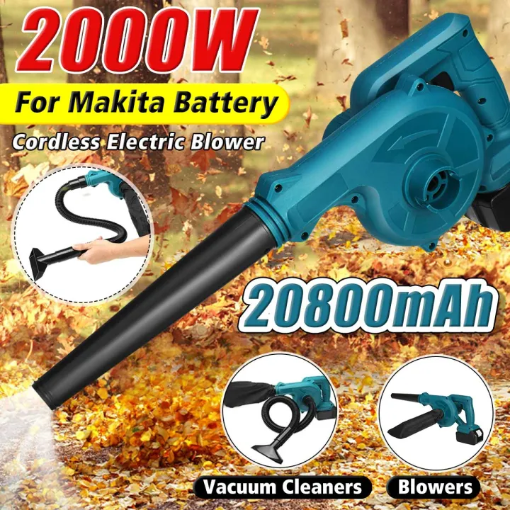 Máy Thổi Lá Không Dây 2000W 20800MAh 2 Trong 1 Máy Thổi Khí Bằng Điện Máy Hút Bụi Máy Thổi Bụi Cầm Tay Máy Quét Có Pin
