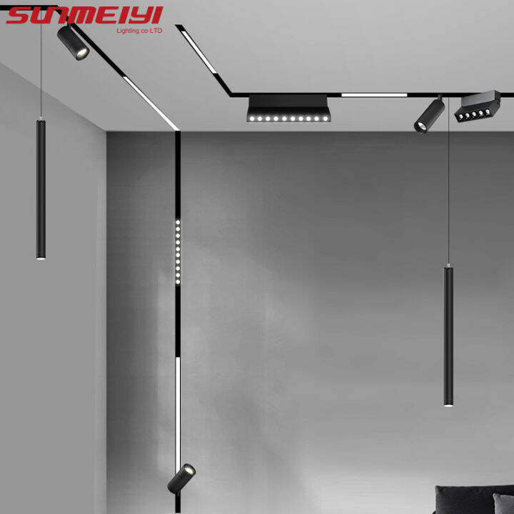 Modern Recessed Track Lights design led Lamp Rail