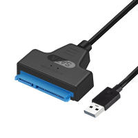 SATA To USB 3.02.0สาย6 Gbps สำหรับ2.5นิ้ว External HDD SSD Hard Drive SATA 3 22 Pin Adapter USB 3.0ถึง Sata III สายไฟ