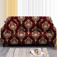 ✉⊕ Mandala Floral Printed Sofa Cover for Living Room Plaid Stretch Couch Slipcover L Shape Corner Sofa Covers Sofa Towel 1-4 Seat