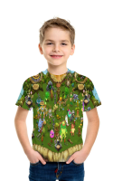 T SHIRT   2023 My Singing Monsters Boys and Girls Short Sleeve T-shirt Cotton 3D Digital Printing Fashion Kids Clothing Casual Tops 17