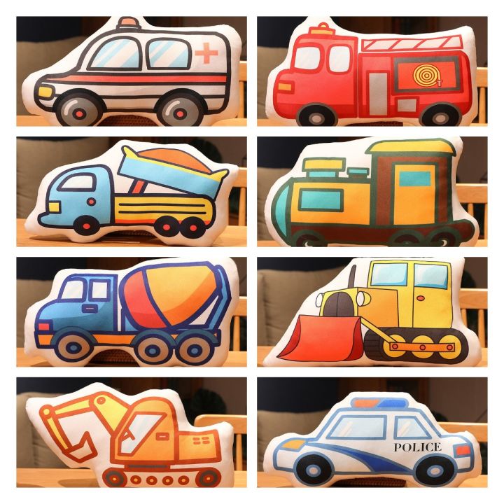 car-plush-cartoon-pillow-toy-fire-trucks-sofa-cushion-ambulance-stuffed-gifts