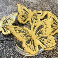 10PCS/BAG Acrylic Butterfly Cake Decoration Party Favors Wedding Happy Birthday Cake Topper Cake Decorating Supplies Home Decor