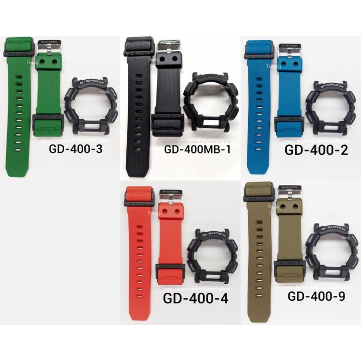 CASIO G-SHOCK BAND AND BEZEL GD400 GD-400 | Lazada PH