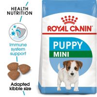 ส่งฟรีทุกรายการ Royal Canin Mini Puppy Dog Food อาหารลูกสุนัข แบบเม็ด พันธุ์เล็ก เม็ดเล็ก อายุน้อยกว่า 10  เดือน ขนาด 15 kg 2388