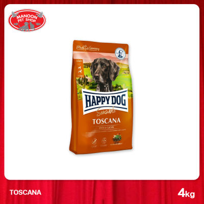[MANOON] HAPPY DOG Toscana Ente & Lachs สำหรับสุนัขโตพันธุ์กลาง-ใหญ่ สูตรเนื้อเป็ดและปลาแซลมอน ขนาด 4 กิโลกรัม