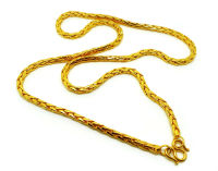 Mens Chain 22K 23K 24K Thai Baht Yellow Gold Plated Necklace 4 Baht  27 Inch