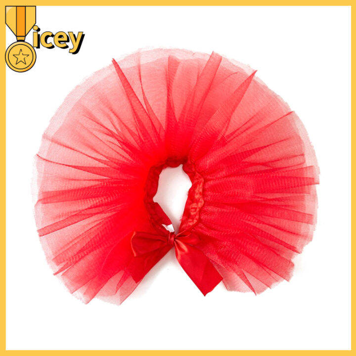 iceyhome-กระโปรงทูทู่สีสันสดใสสำหรับสัตว์เลี้ยงเครื่องแต่งกายชุดเดรสสำหรับงานวันเกิดน่ารักอุปกรณ์สัตว์เลี้ยงสำหรับขนาดกลางขนาดเล็กสุนัขแมวขนาดใหญ่