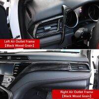 ：》“{： QHCP Left Air Outlet Frame Decoration 1Pc ABS Dashboard Trim Protective Scratch-Resistant For Toyota Camry 18-21 Car Accessories