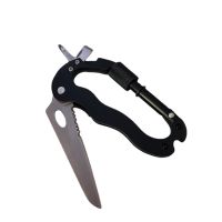 ki【Hot】5-in-1 Outdoor Multi-function Mountaineering Buckle Fast Hanging Buckle Cross Screwdriver Carabiner Bottle Opener Wine Opener