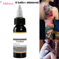 【ลดราคา】【ราคาถูกคุณภาพดี】 30ml กึ่งถาวร Tattoo Ink Palett E ลายหมึกสีคงทน Tato หมึกอุปกรณ์เสริมเครื่องมือสีแดงสด Light Tattoo หมึกสักมืออาชีพถาวร 30 มล.สีดำ