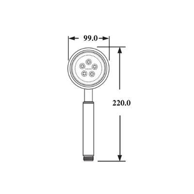 ถูกชัวร์-หัวฝักบัวสายอ่อน-1-ระบบ-เฉพาะหัว-duss-รุ่น-du444-h-สเตนเลส-ส่งด่วนทุกวัน