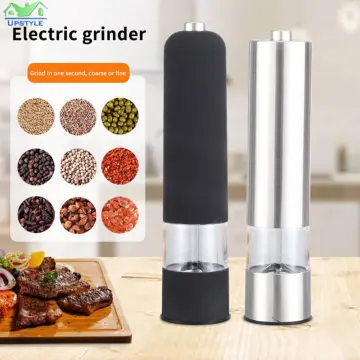 1pc Electric Salt And Pepper Grinder Set - Automatic Spice Grinder,  Adjustable Coarseness - Perfect For Cooking And Barbecue!