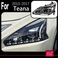 ▼ AKD Car Model headlights for Nissan Teana Altima LED Headlight 2013-2017 DRL Hid Option Head Lamp Angel Eye Beam Accessories