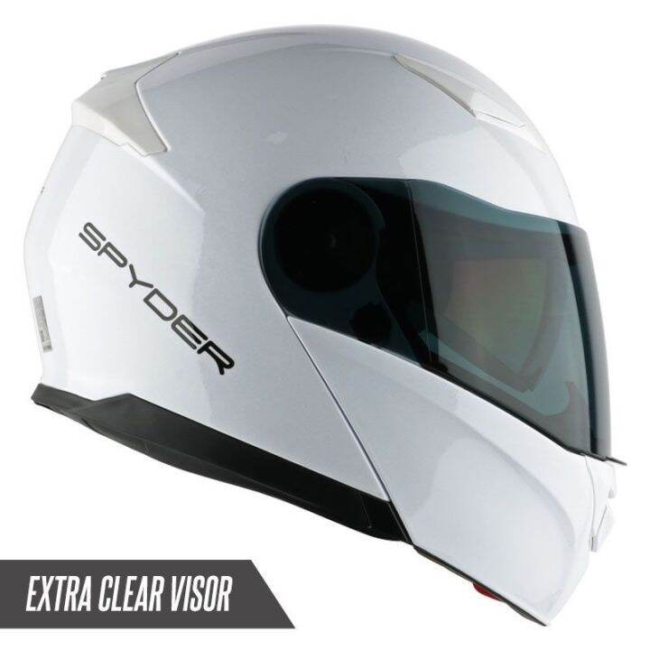 SPYDER Arrow PD Series 0 Modular Dualvisor Helmet (Free Clear visor) face motor motorcycle
