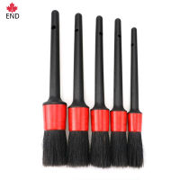 END #5PCS แปรงทำความสะอาดรถยนต์ Auto Detailing Brush Set Air Outlet Panel Cleaning Tools 5PCS Car Cleaning Brush Car Detail Cleaning Brushes Car Care Brush Set Car Wash Accessories