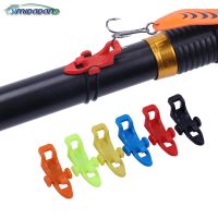 1Set Bait Holder Plastic Fishing Safety With 3 Rubber Rings Rod Pole Tackle