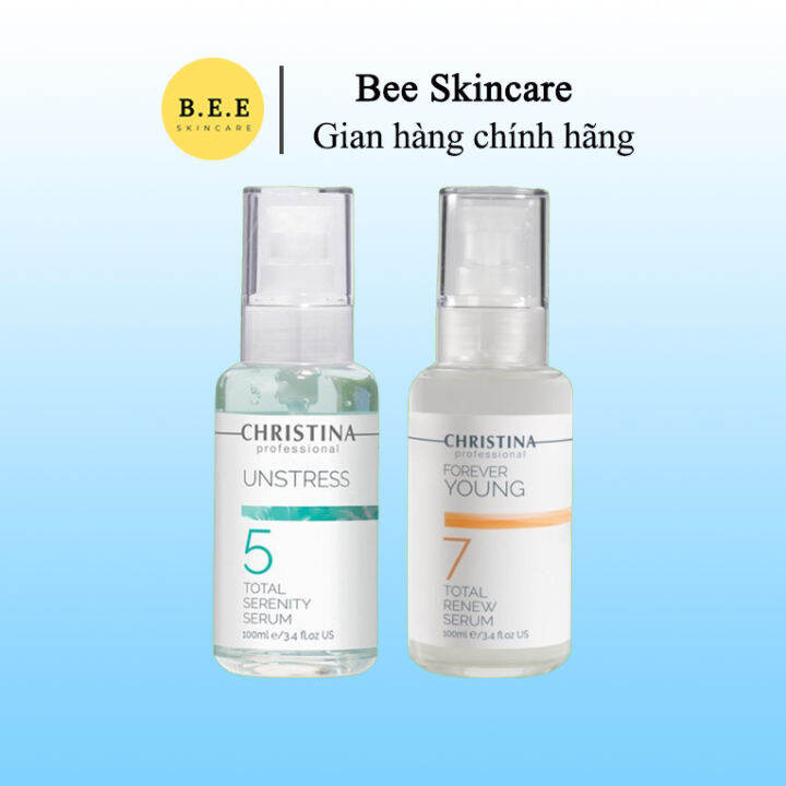 Serum Christina Unstress Total Serenity Cấp Ẩm, Phục Hồi Da Nhạy Cảm