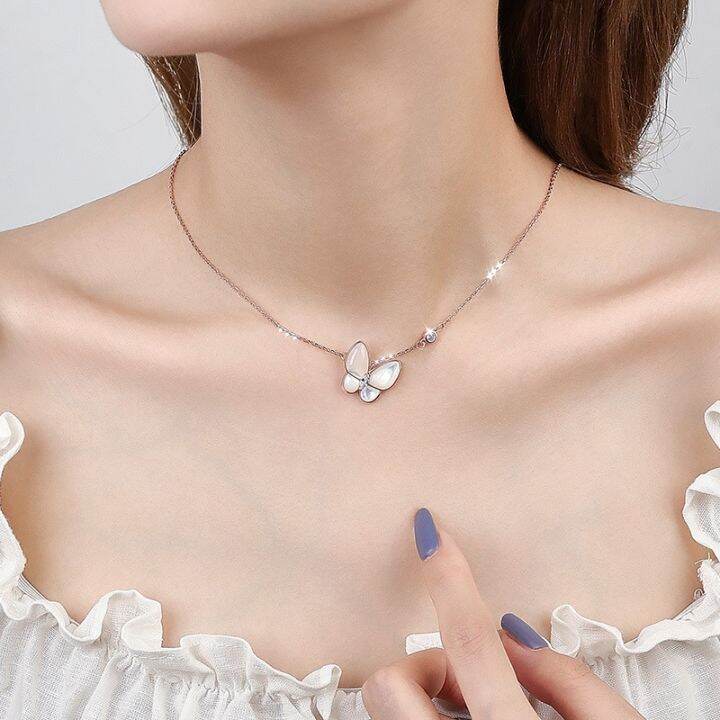 cod-mother-of-pearl-butterfly-necklace-female-summer-niche-light-luxury-temperament-high-end-2022-new-clavicle-chain-gift