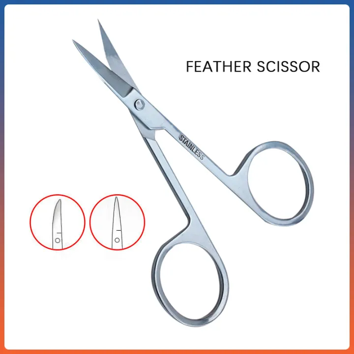 Rooster Gamefowl Feather Scissor Stainless Steel Chicken Bird Feather