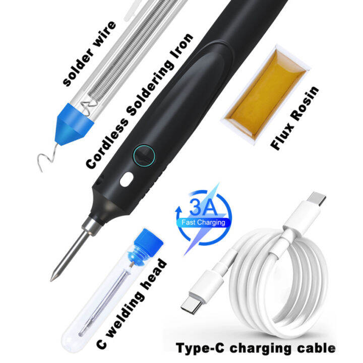 คุณภาพสูง-มีสต๊อก-เดิม8วัตต์-15วัตต์-usb-บัดกรีเหล็กชุดปรับอุณหภูมิเซรามิกแกนความร้อนแบบพกพาบ้านบัดกรีบัดกรีเครื่องมือซ่อมแ