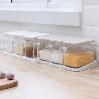 【CW】 3pcs/Set Transparent Seasoning Bottle Storage Accessories with