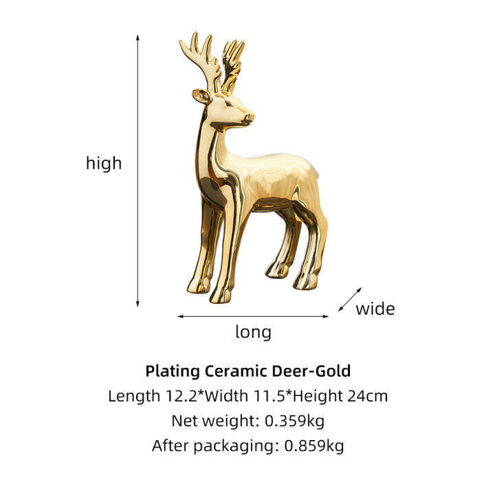 deer-figurines-ceramic-statue-golden-silver-animal-model-home-accessories-living-room-decoration-christmas-decorations-gifts