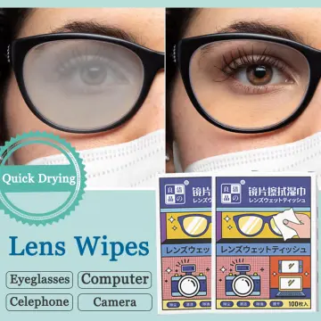 100pcs, Eyeglass Cleaner Lens Wipes, Eye Glasses Cleaner Wipes,  Non-Scratching, Non-Streaking,Anti-fog, Safe For Eyeglasses, Goggles