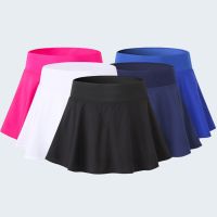 Tennis Skirts Women Golf Pantskirt Sports Fitness Shorts High Waist Yoga Running Shorts Skirt