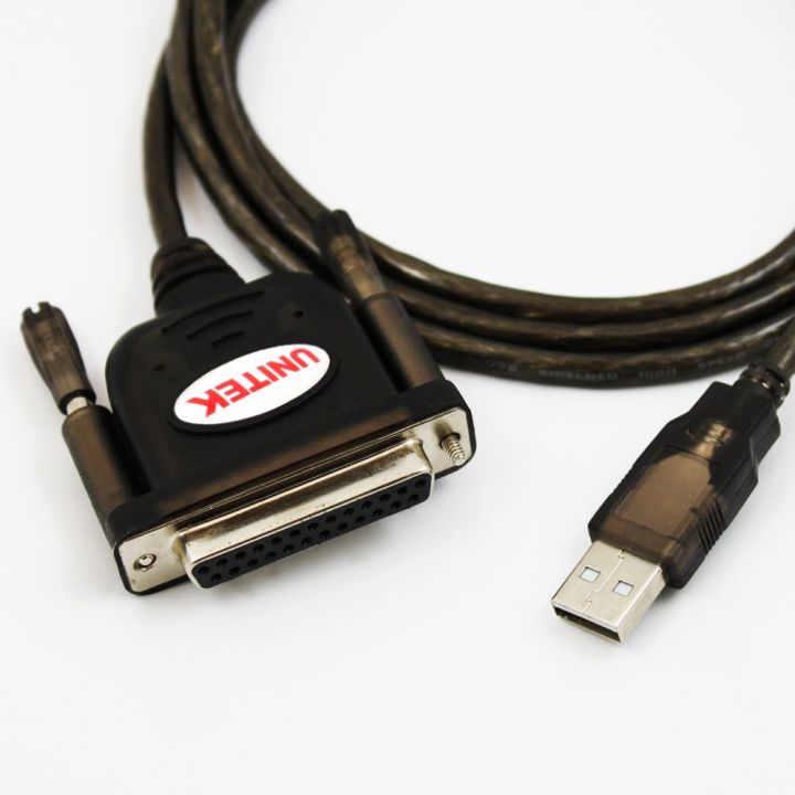 best-seller-unitek-y-121-usb-to-parallel-db25-f-cable-1-5m-ที่ชาร์จ-หูฟัง-เคส-airpodss-ลำโพง-wireless-bluetooth-คอมพิวเตอร์-โทรศัพท์-usb-ปลั๊ก-เมาท์-hdmi-สายคอมพิวเตอร์