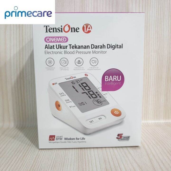 Tensimeter Digital TENSIONE 1A Tanpa Suara + Adaptor 1 A OneMed ...