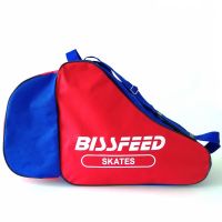 1pc Triangle Ice Skating Speed Roller Skate Shoes Bag Portable Carry Shoulder Strap Nylon Bag Case For Adult Children Training Equipment