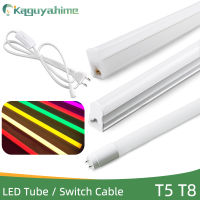 Kaguyahime Super Bright 6W 10W 20W LED แบบบูรณาการหลอด T5 T8 Neon 220V 240V 60ซม. 1FT 2FT LED เรืองแสงโคมไฟ Ampoule