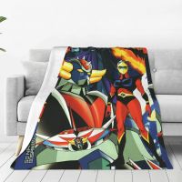 Goldorak Actarus Mazinger Z Blankets UFO Robot Grendizer Anime Wool Throw Blanket Bed Sofa Printed Ultra-Soft Warm Bedsprea