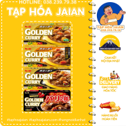 Viên Cà Ri Cô Đặc S&B Golden Curry Nhiều Vị 198g - Hàng Nội Địa Nhật 100%