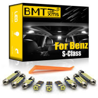 BMTxms For Mercedes Benz S class W140 W220 W221 1994-2013 Vehicle LED Interior Lights Map Dome Trunk Lamp Kit Canbus Bulbs