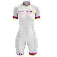 [COD] VEZZO Women 39;s Cycling Skinsuit Sets 2021 Maillot Ropa Jumpsuit Kits Macaquinho Ciclismo Feminino