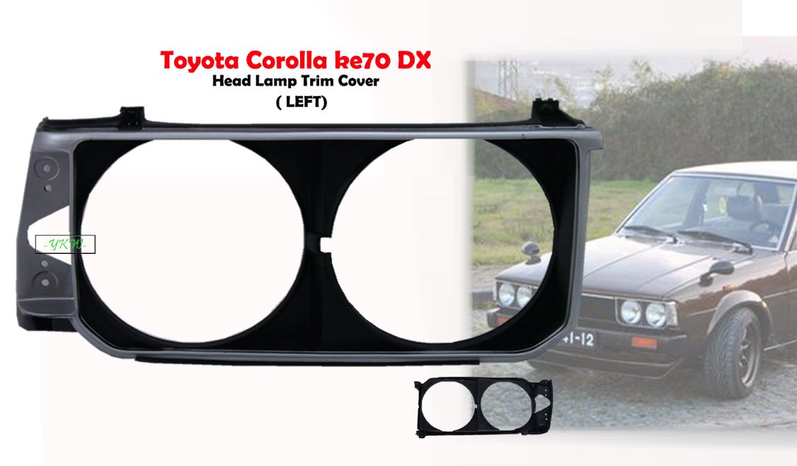 Corner Light For Toyota Corolla KE70 DX 79-84 Headlight Lamp Frame Cover Trim