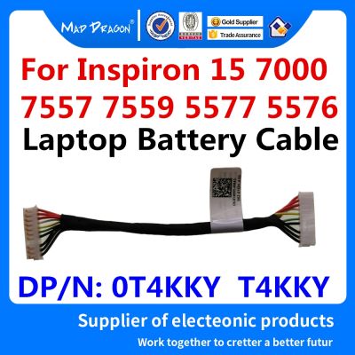 brand new New Original 0T4KKY T4KKY DD0AM9BT000 For Dell Inspiron 15 7000 7557 7559 5577 5576 Laptops Battery Cable Battery Connector Line