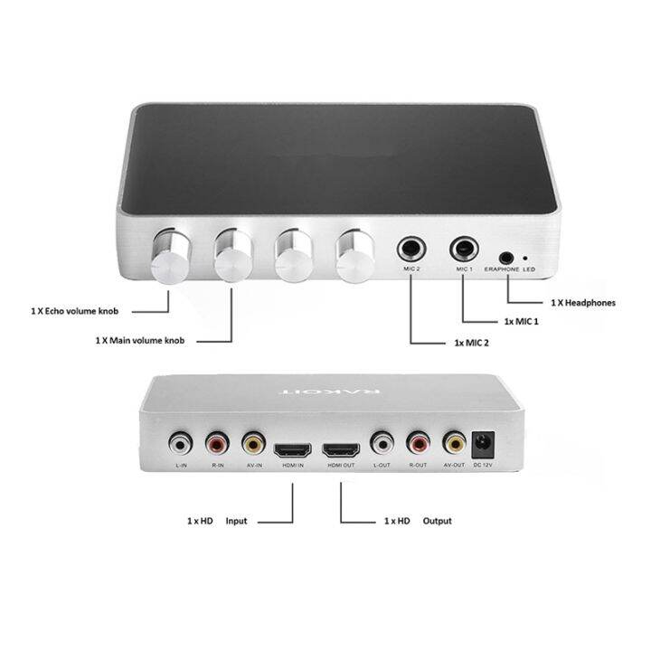 km200-4k-mini-hd-karaoke-sound-mixer-input-volume-adjustment-for-stage-ktv-room