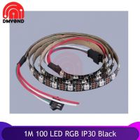 DC 5V 1M 30/74/96/100/144 LED RGB Light Bar Strip IP30 Black Flexible Light Brighter Than 3528 5050 SMD Led Ribbon Tape TV